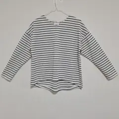 【GLACIER】ストライプVネック　Mサイズ