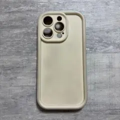 iPhone シリコンケース　ベージュ　iPhone14Pro