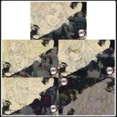 鬼滅の刃　竈門炭治郎 立志編 兄妹の絆A ランチョンマット柄ポストカードセット