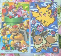 ポケモンとスーパーマリオ ポチ袋各3枚入り 2種セット