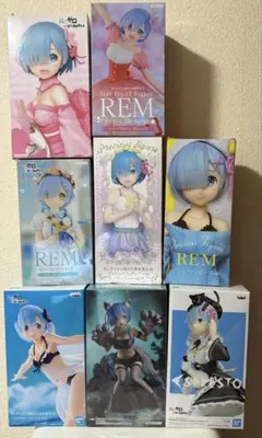 新品 未開封 リゼロ レム フィギュア まとめ売り 8体 セット Re:ゼロ