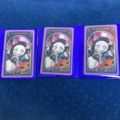 鬼滅の刃　ハロウィンランダムメタリックカードB 竈門禰豆子3枚セット