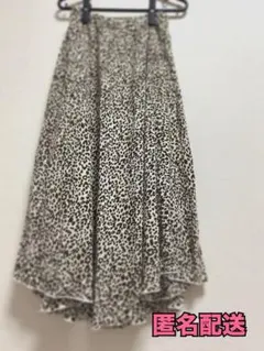 ヒョウ柄ロングスカート Lサイズ