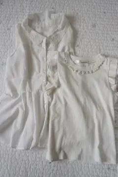 レディース　ノースリーブ　ホワイトトップス　まとめ売り