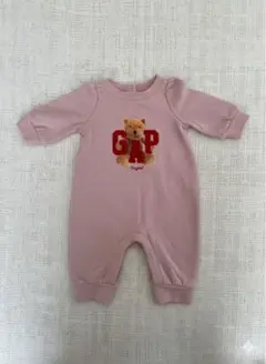 ベビーGAPロンパース　クマ柄　股下ボタンあり