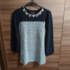 CECIL McBEE ビジュー付きミニワンピース