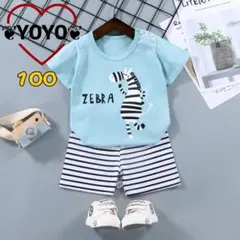 新品 キッズセットアップ 半袖Tシャツ ハーフパンツ100
