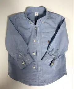 GAP ボタンダウンシャツ 3歳 ライトブルー