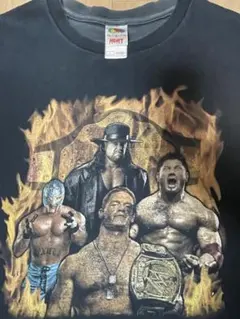 WWE ザ・ロック Tシャツ 2002年(WWE公式グッズ) Mサイズ - メルカリ