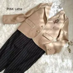 ピンクラテ♡卒服　セットアップ　パンツ　金ボタン　160　フォーマル