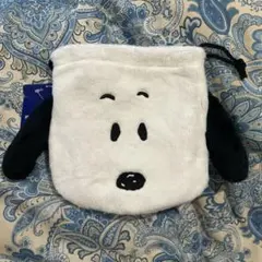 USJ☆スヌーピー 顔型巾着袋 ☆フェイスポーチ☆ユニバーサルスタジオ☆新品