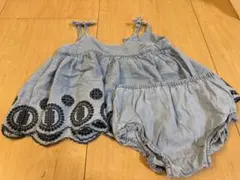 【Baby GAP ワンピース】ベビー服、着丈31cm程度　☆他にも多数出品中！