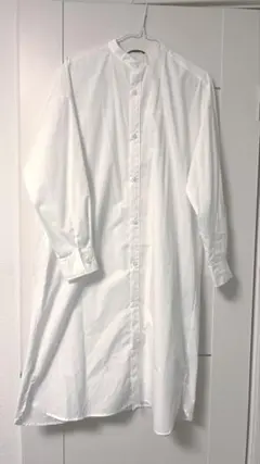 【新品未使用】Lugononcure スタンドカラーシャツワンピース　ホワイト