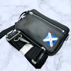 ラゲッジレーベル　ショルダーバッグ　セカンドバッグ　クラッチバッグ　2way 黒