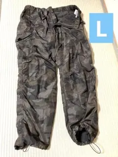 ユニクロ カモフラウォームイージーパンツ 裏起毛 迷彩　size L メンズ新品