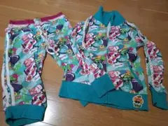 JAM カラフルキャラクター柄タオル地　上下セット　ジョイフルワールド