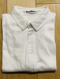 familiar 長袖シャツ 100cm ホワイト
