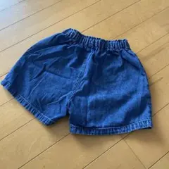 プティマインデニムショートパンツ80cm