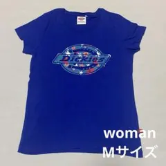 Dickies ディッキーズ　プリントTシャツ　青　M レディースのサムネイル