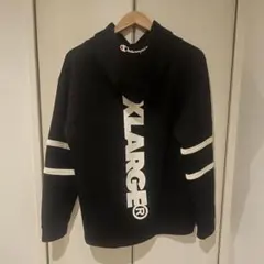 ☆XLARGE×Champion コラボパーカー☆グレー系☆Lサイズ☆未使用 - メルカリ