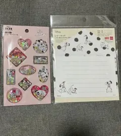 101匹わんちゃん(ウォーターシール・レターセット)セリア ダイソー ディズニー