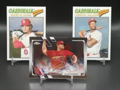친필 사인 탑 Topps 카지널스 9장 세트 윈