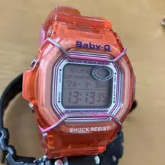 CASIO Baby-G BG-361 クリアオレンジ　稼働中　レアカラー