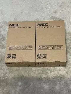 新品未使用　無線ルーター　NEC PA-WG1200HP4 (NE)　２台セット