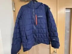 値下げ　モンベルGORE-TEX1000FPイグニスダウンパーカ Men'sL紺