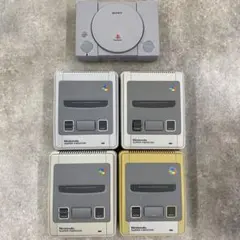 スーパーファミコン本体4台PlayStation1台　ジャンク品