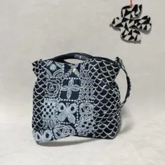 ハンドメイド　ミナペルホネン　くしゅっとトートバッグmini⑅︎◡̈︎*