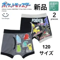 【新品】ポケモン ボクサーブリーフ 2枚組 120 男の子 キッズ 下着 パンツ