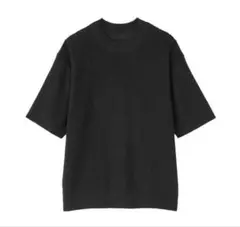 【完売】MUJI Labo 和紙混半袖クルーネックセーター 黒 XL MUJI LABO 和紙混半袖クルーネックセーター - メルカリ