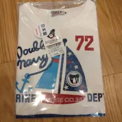 ミキハウス　ダブルＢ　ロンT　白　マリン　130 新品未使用　未開封