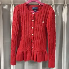 美品　ラルフローレン　RalphLauren ニット カーディガン　6 120