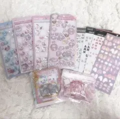 平成女児シール　しずくちゃん　サンリオ　キティ ボンボンドロップシール　おはじき