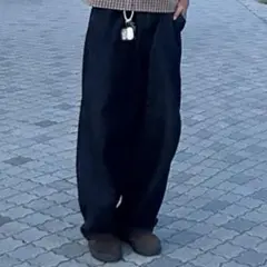 ワイドテーパードジーンズ