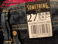 SOMETHING スキニーデニム 27サイズ