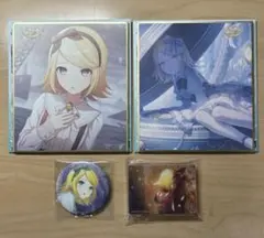 プロセカ 鏡音リン 色紙 54C ノーブルアート 缶バッジ グリ缶 ニゴリン