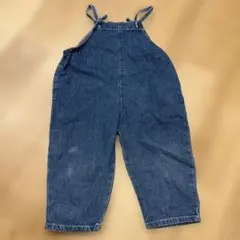 デニム オーバーオール サロペット　フタフタ　95