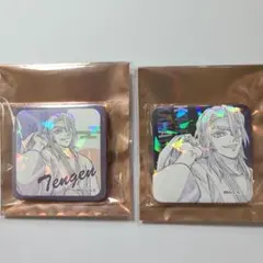 鬼滅の刃 鬼滅の奏宴 原画グリッター缶バッジ 宇髄天元 2種