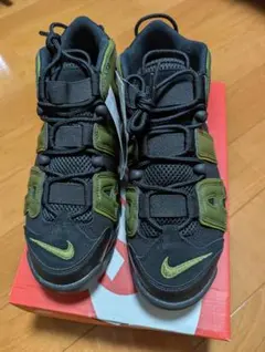 NIKE AIR MORE UPTEMPO ブラック オリーブ
