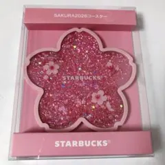 STARBUCKS SAKURA2026 コースターシャイニーピンク　スタバ　桜