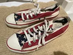 90年代 コンバース・オールスター星条旗 USA製 8インチ