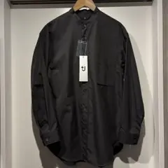 ユニクロ +J スーピマコットンオーバーサイズスタンドカラーシャツ 新品未使用
