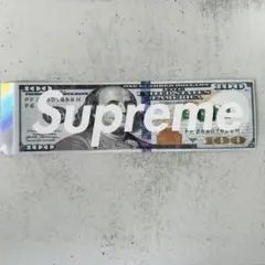 Supreme 100ドル デザイン ステッカー シュプリーム