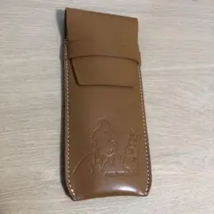 タンタン　スノーウィ エンボス 筆箱　ペンケース