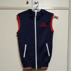 LONSDALE ロンズデール フード付き ノースリーブ タンクトップ パーカー