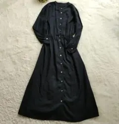 極美品】バンヤードストーム ハイツイストリネンシャツ ロングシャツ 
