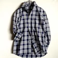 UNIQLOエクストラファインコットンブロードチェックシャツ（ボタンダウン）L